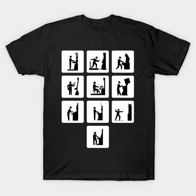 10 Music Games T-Shirt by MusicGameShirts